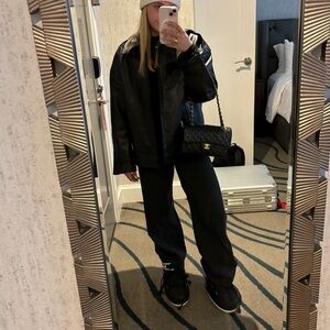 Xirena twill pant black